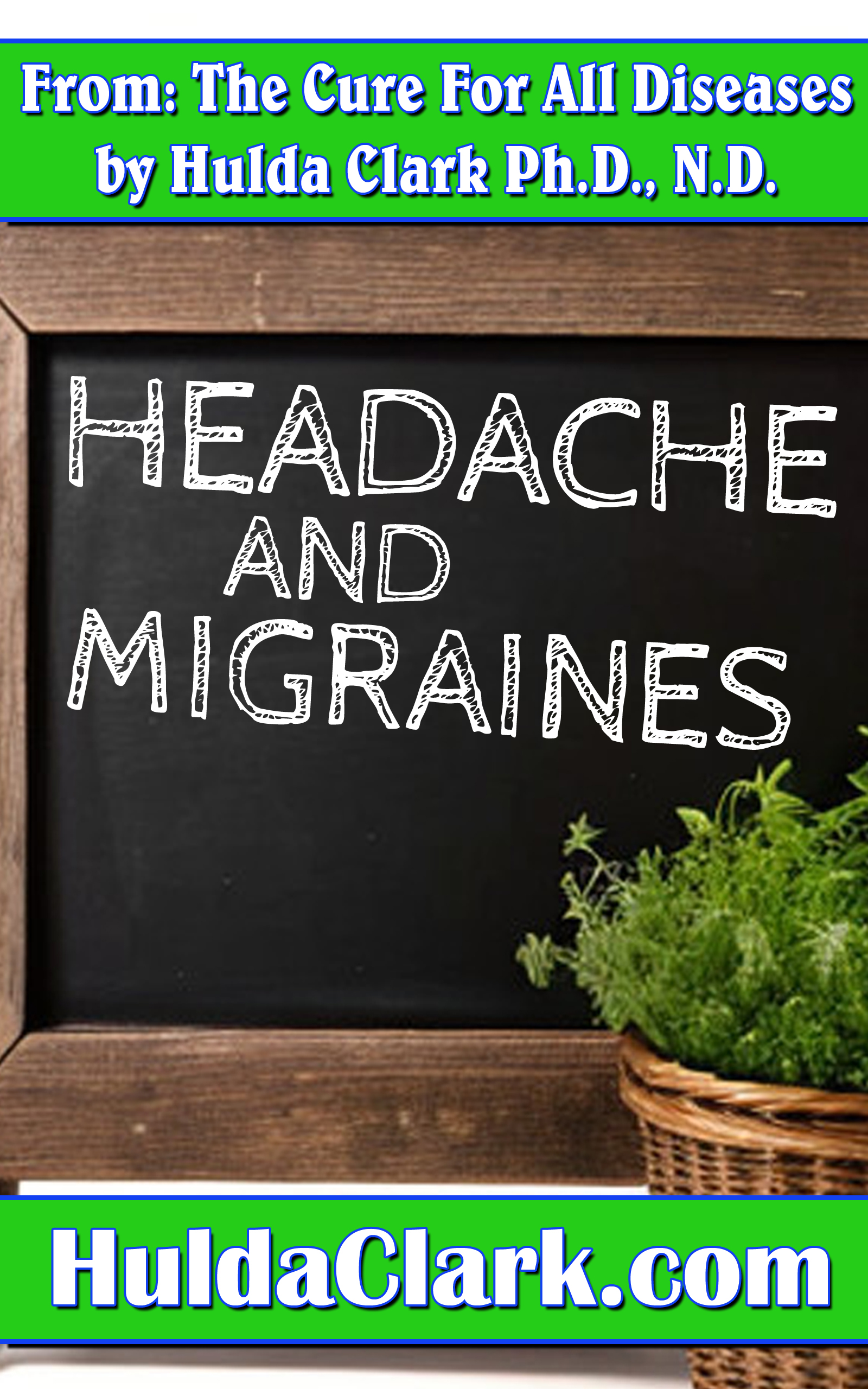 Headache and Migraines Ebook excerpt from The Cure for All Diseases by Hulda Clark